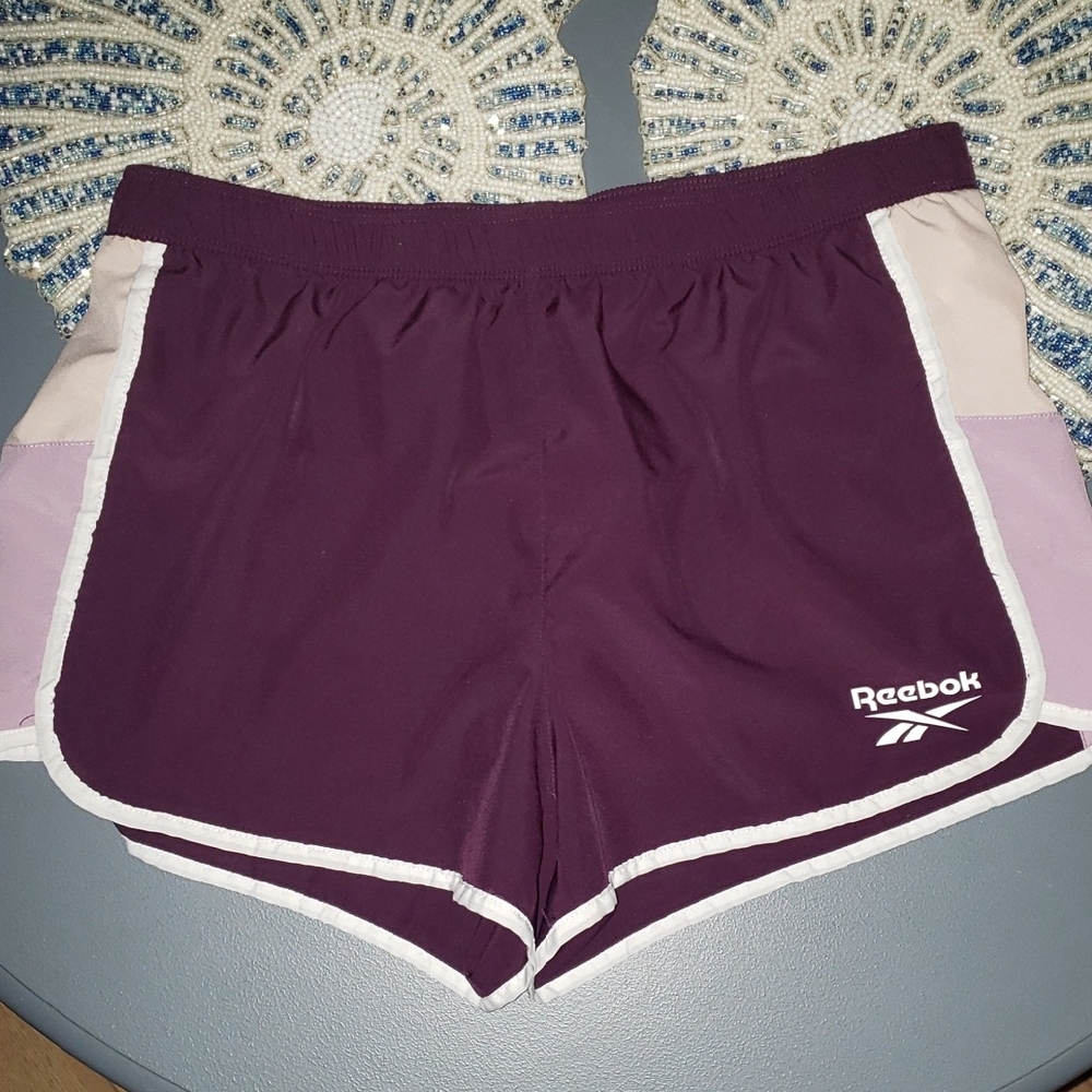 Reebok Women's Dark Purple Athletic Shorts